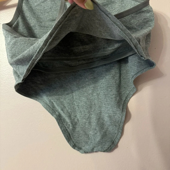 Aerie Cropped Tank Gray Women Size M - Picture 5 of 5